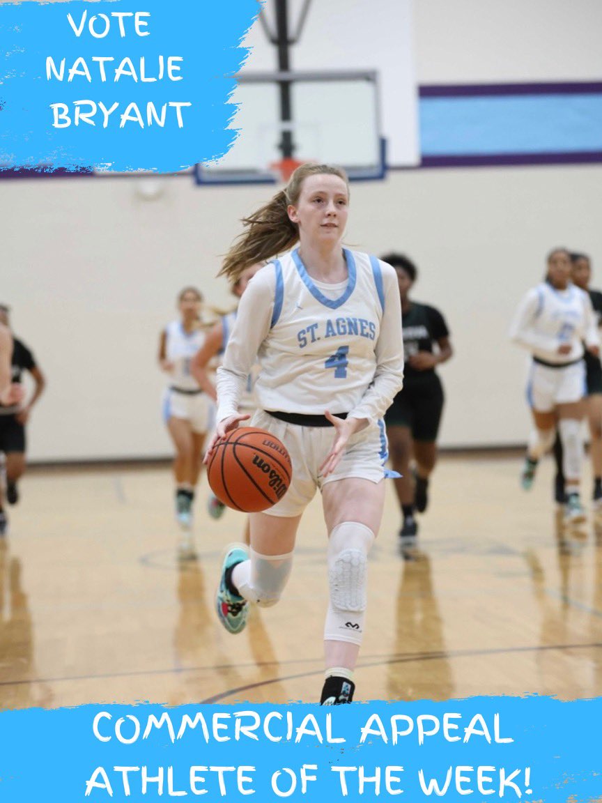 saastarsbball's tweet photo. Vote for @natalie_bryant4 for @memphispreps Athlete of the Week! https://t.co/DCQBWJBpok https://t.co/4Uj86ads5x