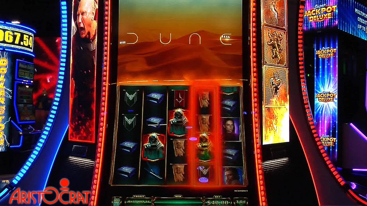 Dune Slot Machine Grand Progressive Jackpot!  - The amazing $500,000 Grand Progressive Jackpot bonus round in our #shorts video for the Dune slot machine from Aristocrat Gaming!