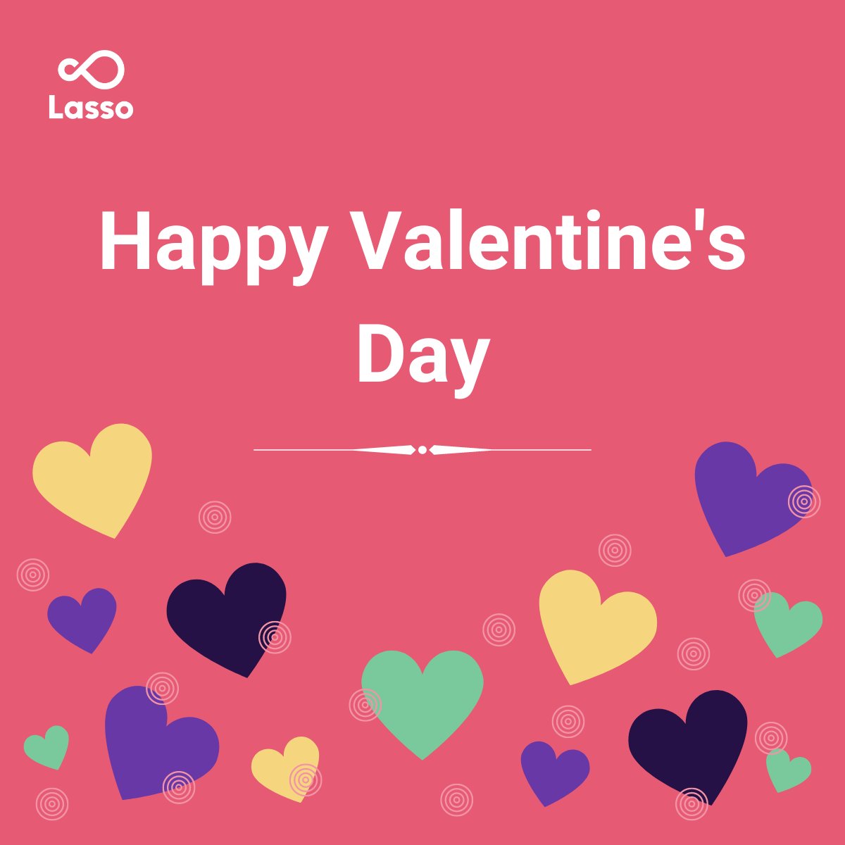 thelassoapp's tweet photo. Happy Valentine's Day from the Lasso Team! 💕  Don't forget to show your finances some love today! https://t.co/YYhV1sb2wt