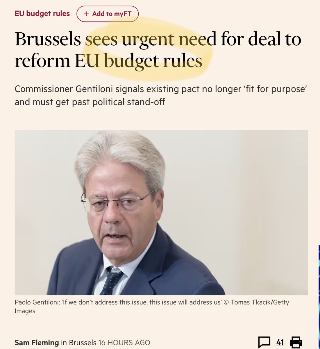 giuslit's tweet photo. Ora bisogna #farepresto per la riforma del Patto di Stabilità.
La proposta della Commissione è sul tavolo da novembre, dopo che ci ha messo un anno per partorirla.
Ma entro il prossimo Ecofin di marzo dovranno esserci i testi, altrimenti per il 2024 ci saranno le vecchie regole. https://t.co/Uxx91zI087