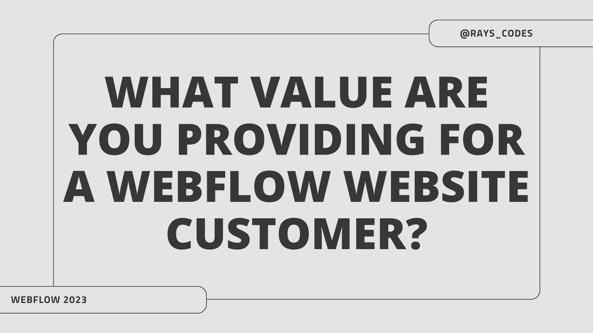 rays_codes's tweet image. Have you ever thought to yourself “What are businesses paying for when they hire you to redesign and rebuild their website?”

In this thread, I will walk you through the  4 categories of problems you can solve as a web designer 🧵