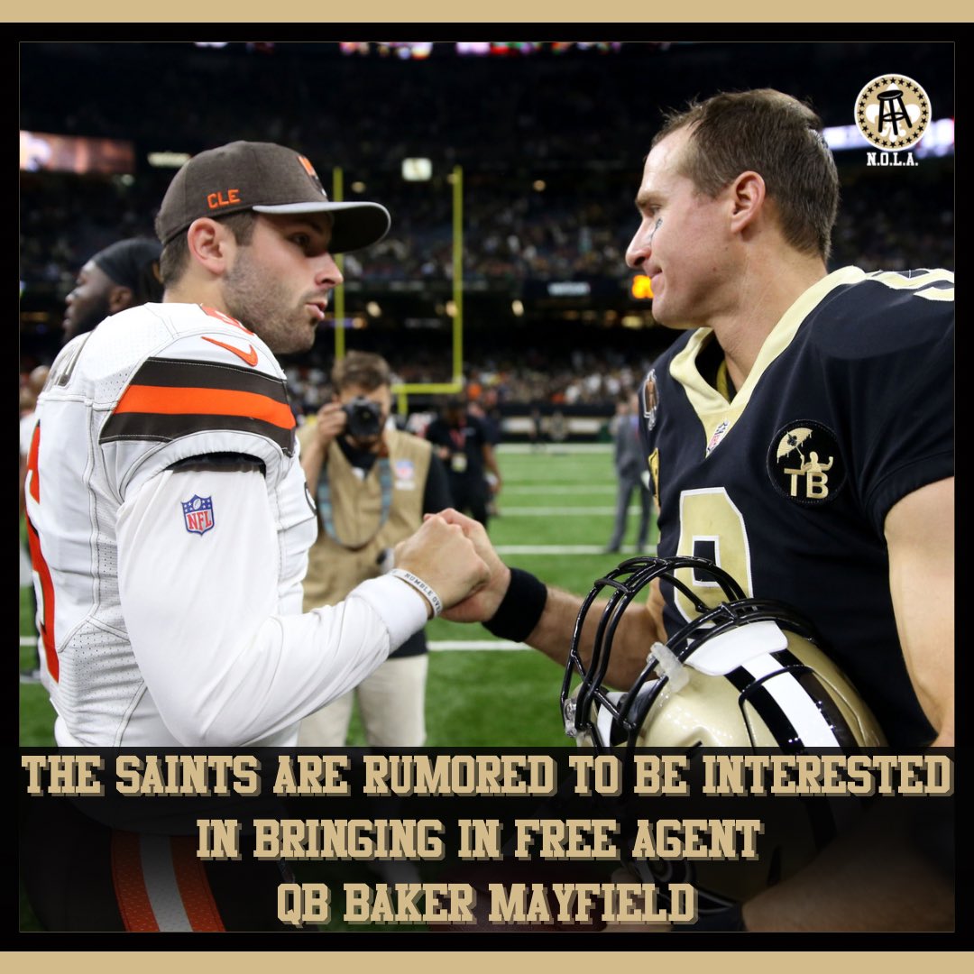 BarstoolNOLA's tweet photo. How would you feel about Baker in New Orleans? https://t.co/K4KAUfpH8k