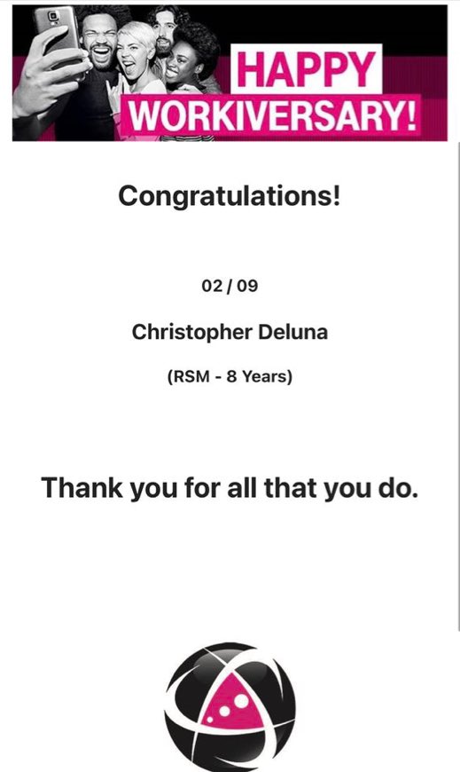 Celebrated Chris’ 8 years of hard work last week!
We appreciate everything that you do!

Keep stacking up those accolades Chris, and developing bright, and new leaders!