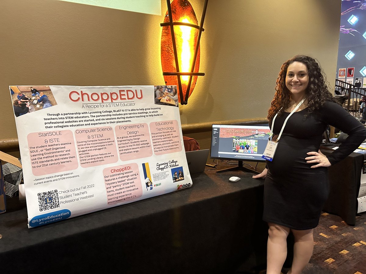 Lexie Diaz, EdTech Specialist, finishes the day sharing about the <a href="/BLaSTIU17/">BLaST IU 17</a> and <a href="/LycoEducation/">Lycoming College Department of Education</a> partnership to increase STEM and CS with aspiring educators. #STEMinPA #CSinPA
