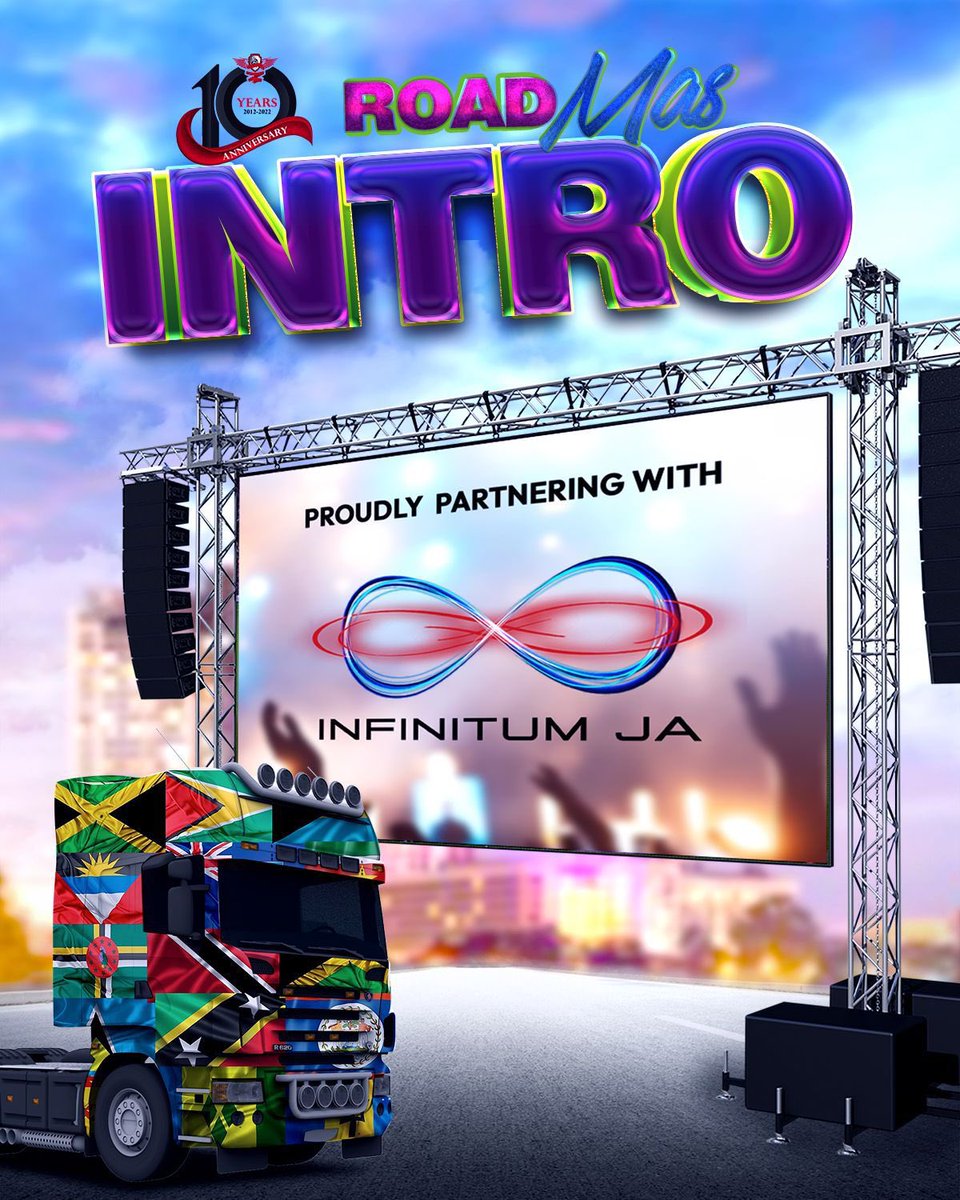 RoadMas_jm's tweet photo. Endless experiences at #RoadMas: Intro 

We welcome our partners Infinitum Jamaica (@Infinitum_ja) as a part of the RoadMas experience. 

Let’s dance like we never dance at #Intro✨

See you there‼️ https://t.co/PpRt7FQmgm