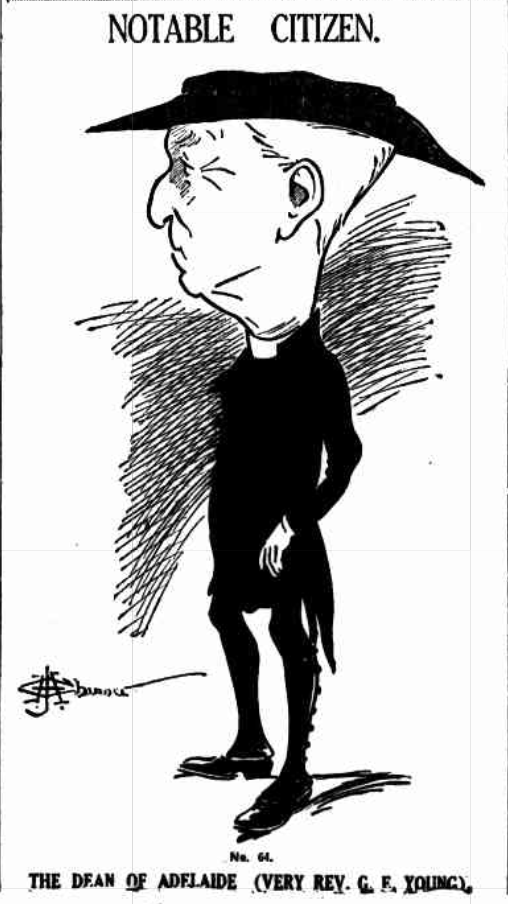 AustAnglican's tweet photo. 15 February 1852: birth (Winchester UK) of George Edward Young, who served as fourth Dean of Adelaide 1906-1932; while incumbent @StPaulsPortAdel (1906-1908), Unley (1908-1917), and then in retirement. #anglican @Adel_Anglican #171years https://t.co/vBNlOq9A6M