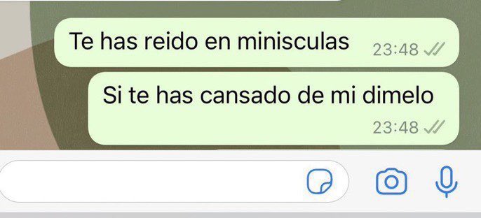 “y tu eres dramático??”
yo: