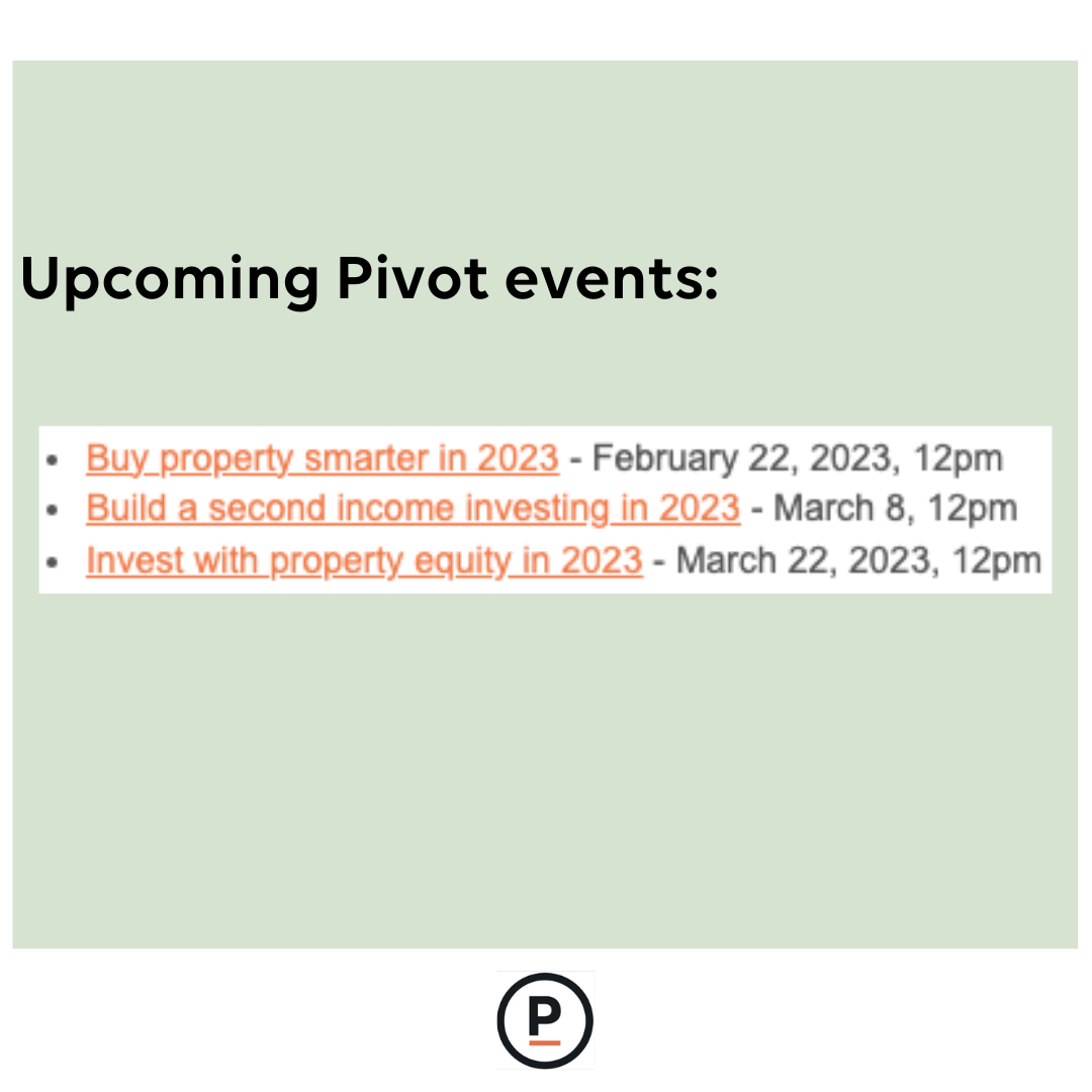 Upcoming events:
Free online money education to help you invest smarter and create a life not limited by money

#financialadviser #financialadvice #getyourfinancialshittogether #financialplan #moneymanagement #buyingahouse #spendinghabits #managingmoney #pivotwealth