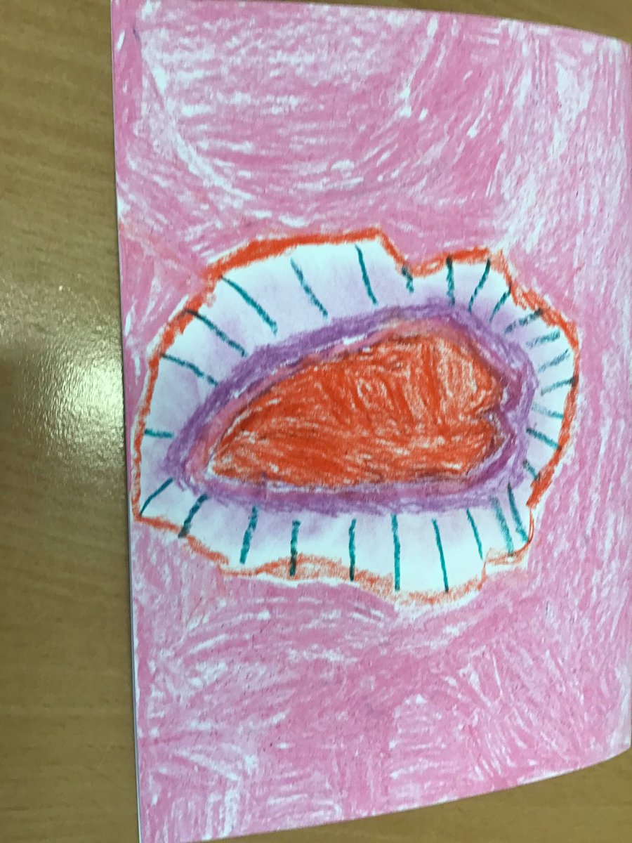 carruthers_mr's tweet photo. Happy Valentine’s Day from us all in 1C, we have made cards using pastels and blending colours @RedesdalePrim @accessart #RedesdaleART https://t.co/nYjIPzfWIL