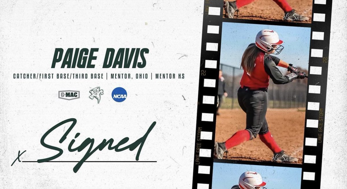 🥎 B2 Bulls 15U - SF (@b2bulls15u_sf) on Twitter photo 🚨SIGNED🚨 BIG congratulations to ‘23 <a href="/paige_davis7/">Paige Davis</a> for signing with Lake Erie College! We cannot wait to see what you accomplish at the next level💪🏼🙌🏼🥎 #RageOn🌪️💥 <a href="/b2fastpitch/">B2 Bulls Fastpitch</a> 🚨SIGNED🚨 BIG congratulations to ‘23 <a href="/paige_davis7/">Paige Davis</a> for signing with Lake Erie College! We cannot wait to see what you accomplish at the next level💪🏼🙌🏼🥎 #RageOn🌪️💥 <a href="/b2fastpitch/">B2 Bulls Fastpitch</a>