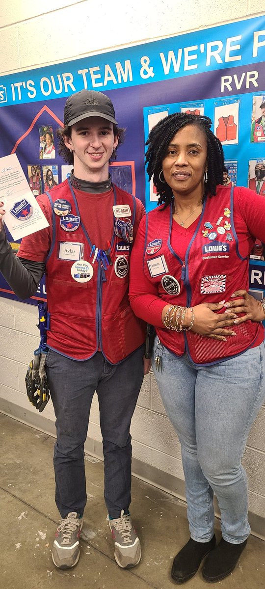 Congratulations to Sylas‼️ Our 1st #RedStar Specialist of the year with 124.42% variance to target. Great Job!! Thanks for being awesome and taking care of our customers 😊
#Lowes1122 #LowesFamily 
<a href="/LauraGibsonR1/">Laura Gibson</a> <a href="/Fatimas1122/">Fatmata@Sesay</a> <a href="/BenitoKomadina/">Benito.Komadina@Lowes</a> <a href="/TravisTalbert7/">Travis Talbert</a> <a href="/BlueBoxR1/">@BlueBoxR1</a>