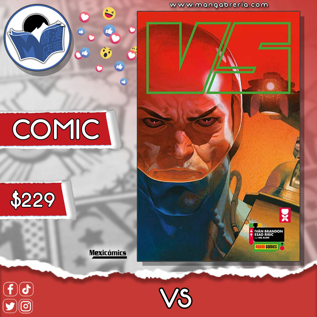 mangabreria's tweet image. #VS #ImageComic #Comic

‼️🤗Cómic Ya Disponible🤗‼️

🌎 ENVÍOS NACIONALES E INTERNACIONALES 🌎

‼️🤗PAGA EN MERCADO PAGO, OXXO, PAYPAL,TARJETA DE DÉBITO Y CRÉDITO🤗‼️

🔵 @mexicomics1