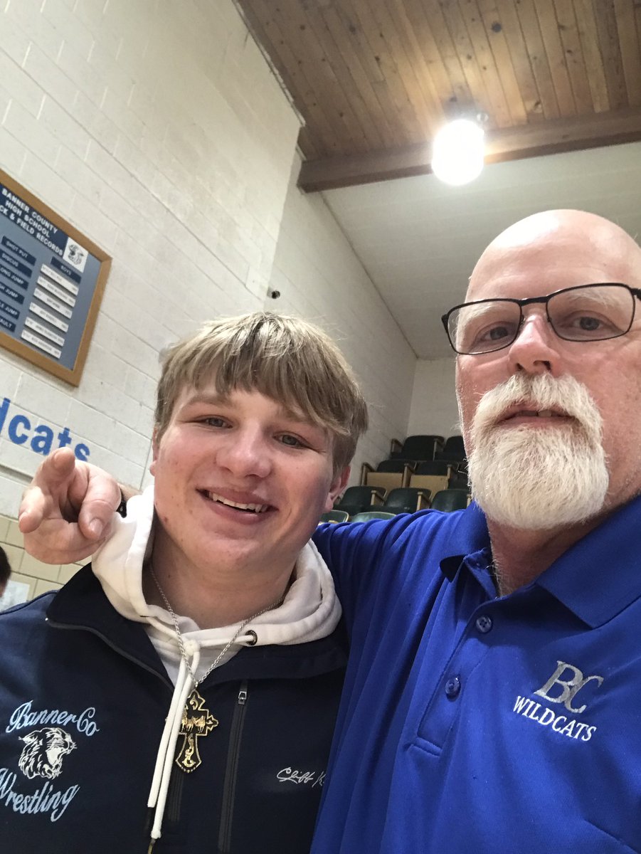BannerWildcats's tweet photo. Congrats Wyatt and good luck at State Wrestling. https://t.co/HVUhiMbDwo