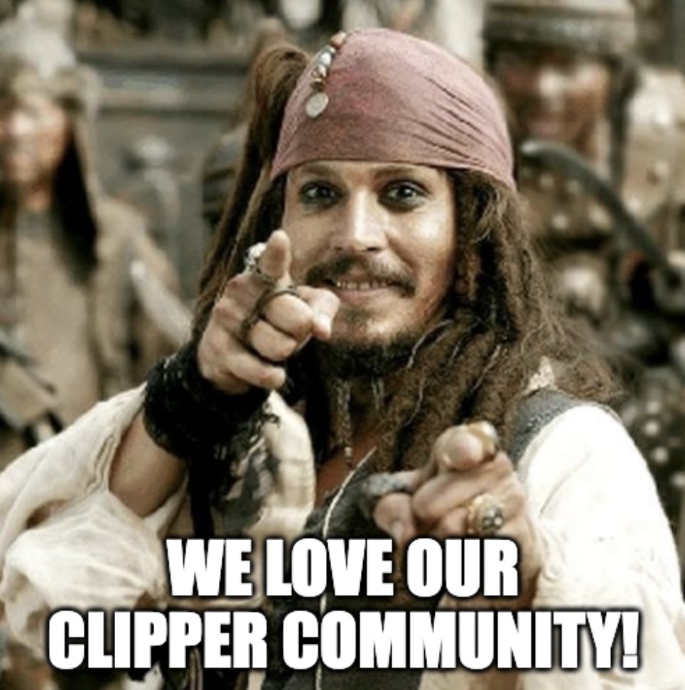 Clipper_DEX's tweet photo. Happy Valentine's Day to all ye scallywags!🏴‍☠️

Ye the finest treasure of Clipper, and we love you so! Yarrr! ⛵️ https://t.co/LbYYDFuVHT