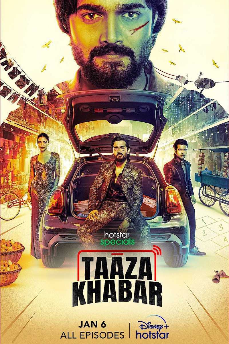 I Recently Watched @Bhuvan_Bam #TaazaKhabar 
What A Fresh & Genuine Story Idea💕 Presented By @himankgaur Man 😎 Surprised 😯 
Keep it up 👍🏻 
Is S2 Happening?
#TaazaKhabarOnHotstar