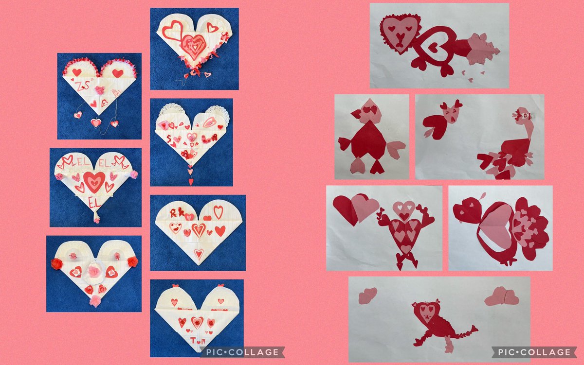 My grade three students enjoyed creating and decorating heart-shaped pouches to hold their Valentine cards as well as creating animals out of heart shapes!  Happy Valentine’s Day!  <a href="/VTvdsb/">Valleyview Public School</a>