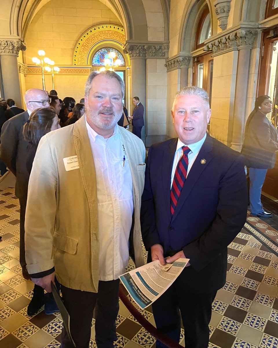 It was a pleasure to meet <a href="/johnmcdonald108/">John T. McDonald III - Member of NYS Assembly</a> share how the #NYEnviroFund has benefited New York State! We urge the Legislature to include a 400 million #NYEnviroFund with NO offload in the #NYBudget to ensure this critical work can continue.