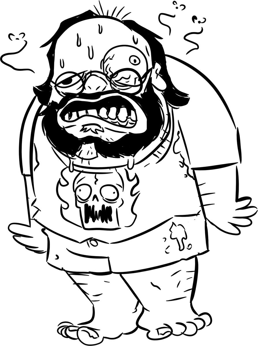 MikeJLarsonArt's tweet photo. Made a quick self portrait as a warm-up. https://t.co/gsDATGHax5