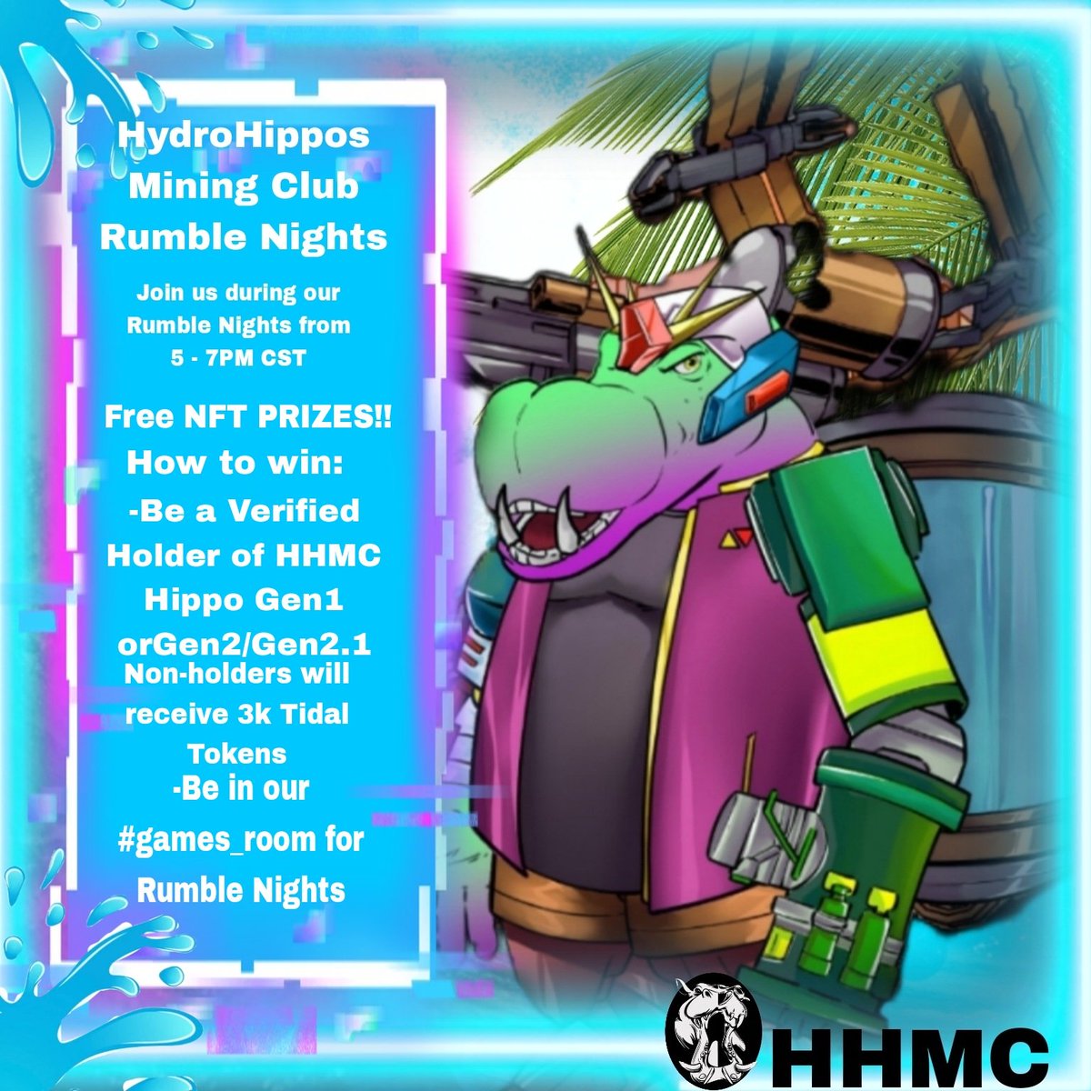 MedicalMike89's tweet photo. LFG!!! WE have #HHMC RUMBLE NIGHTS going down!! Join us to get you chance at free prizes and lots of Rumble fun!! https://t.co/ccUSxVgBye