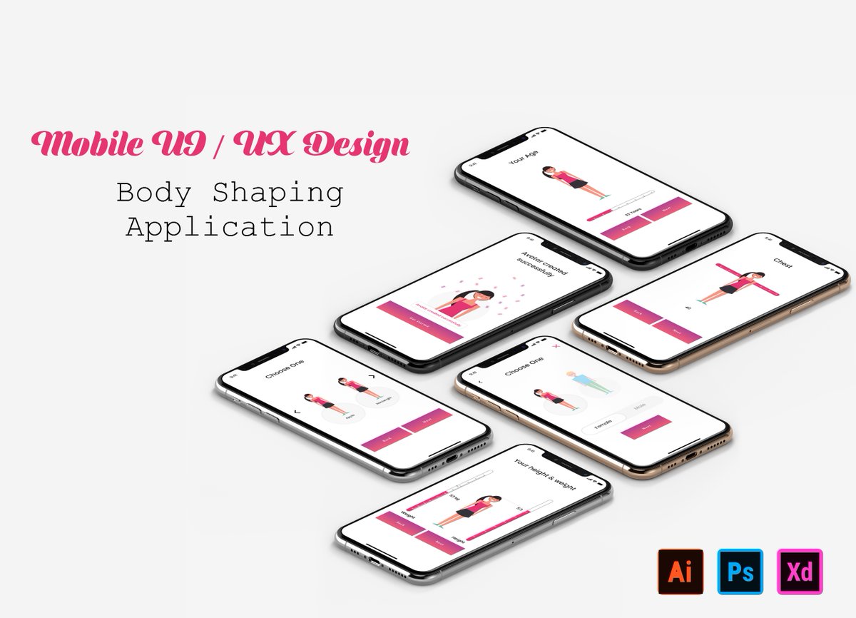 AsmaaYazouri's tweet image. My UI UX Design for Body Shape Mobile Application 
#user_experince_design #user_interface_design #uiuxdesign