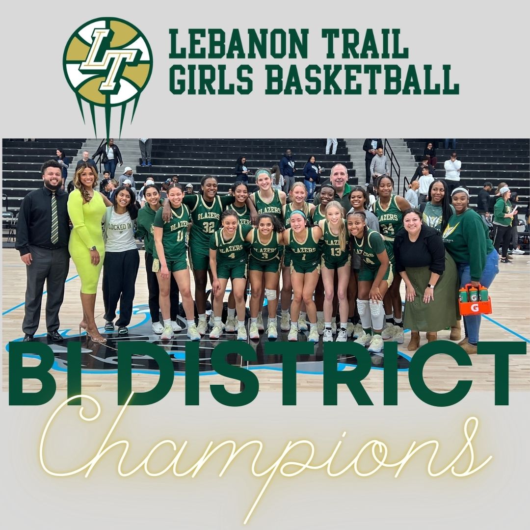 LT family -

THANK YOU! Thank you for all your support! 
WE ARE BI DISTRICT CHAMPIONS!

This Thursday we take on Mesquite Poteet at 6:30 at Plano West High School!!