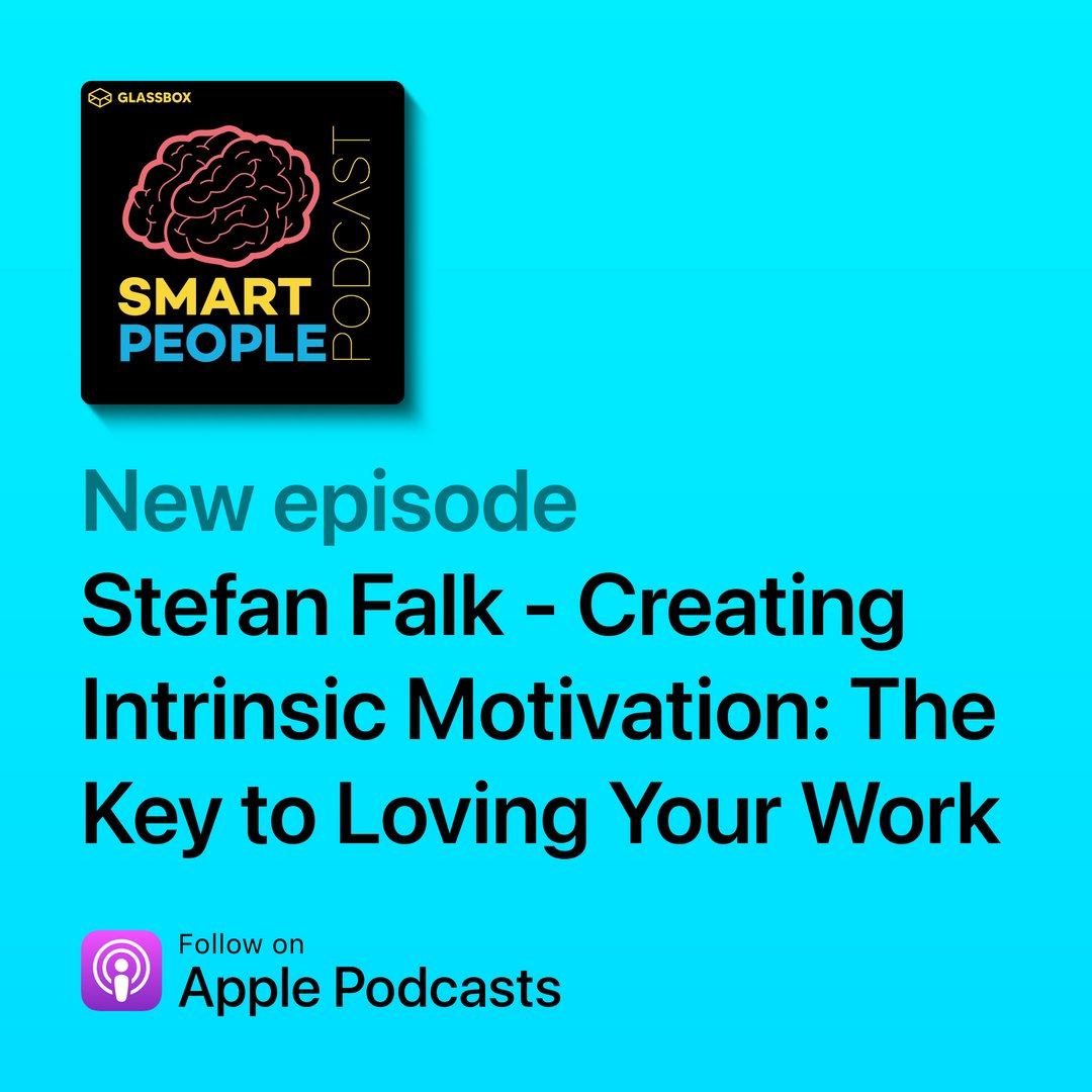 SmartPeoplePod's tweet image. 💕💘Happy Valentine's Day!💘💕

Our gift to you is a new episode featuring Stefan Falk @IntrinsicMoti.

doing a thing for its inherent satisfaction rather than external rewards, is the key to success and satisfaction in any endeavor.

👉podcasts.apple.com/us/podcast/ste…

📢@ApplePodcasts