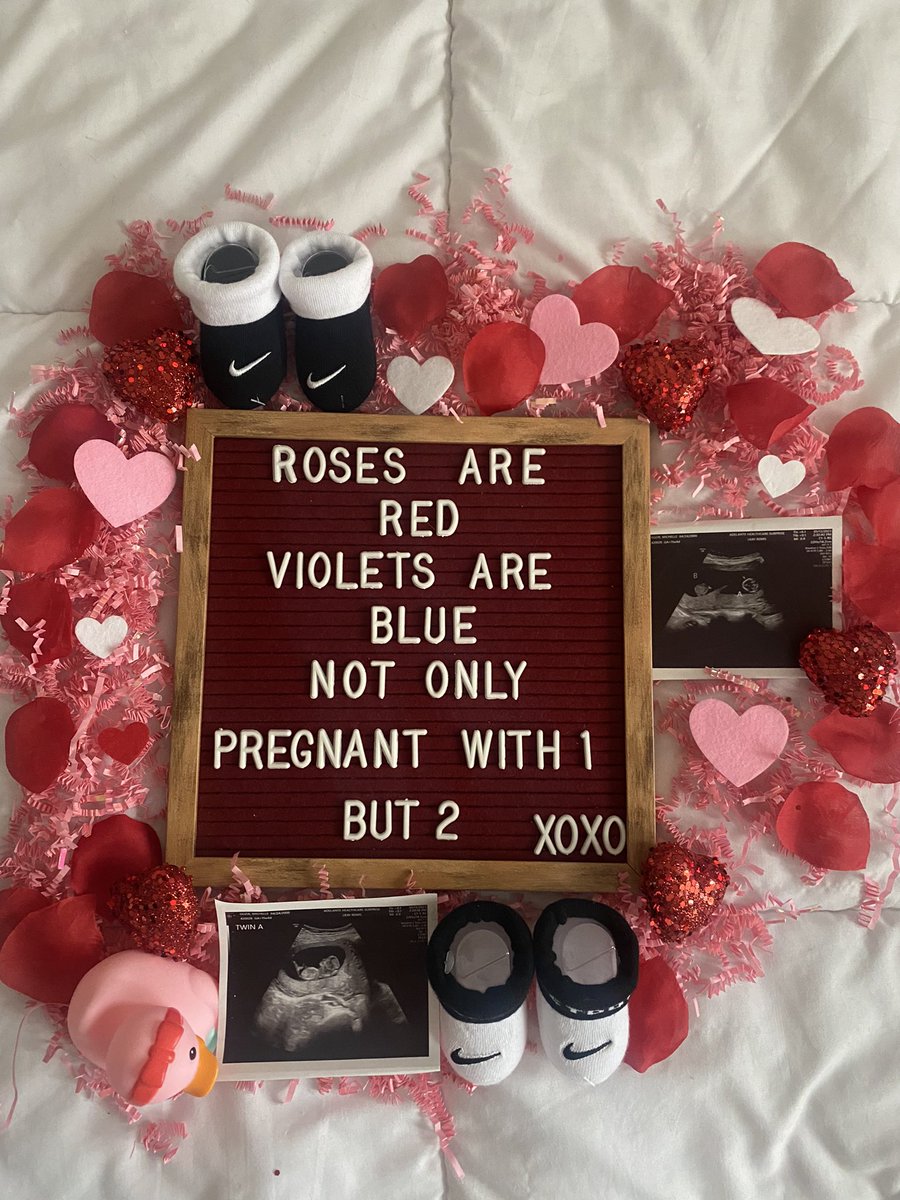 mishkaaaa24's tweet photo. Love is in the air… or should I say pregnancy 😳💖 but blessed to say I’m going to be a mama to not 1 but 2!!! Twins 2023👣❤️ https://t.co/y9HOwdqAww
