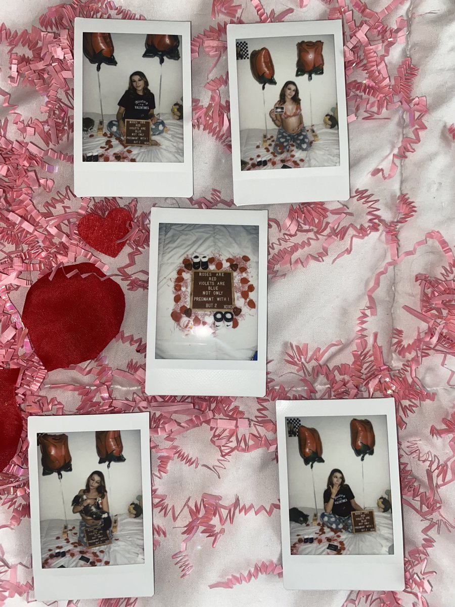 mishkaaaa24's tweet photo. Love is in the air… or should I say pregnancy 😳💖 but blessed to say I’m going to be a mama to not 1 but 2!!! Twins 2023👣❤️ https://t.co/y9HOwdqAww