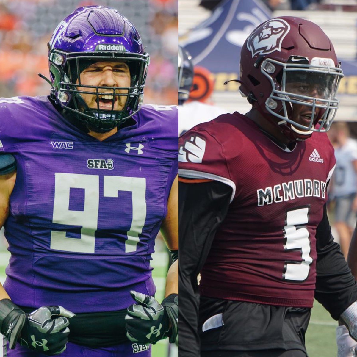 Texas Football Life (@txfblife) on Twitter photo “Best Home Football Uniforms in Texas”
~ Round 2 ~
⬇️VOTE UNDER THIS TWEET⬇️
(13) SFA vs (45) McMurry “Best Home Football Uniforms in Texas”
~ Round 2 ~
⬇️VOTE UNDER THIS TWEET⬇️
(13) SFA vs (45) McMurry