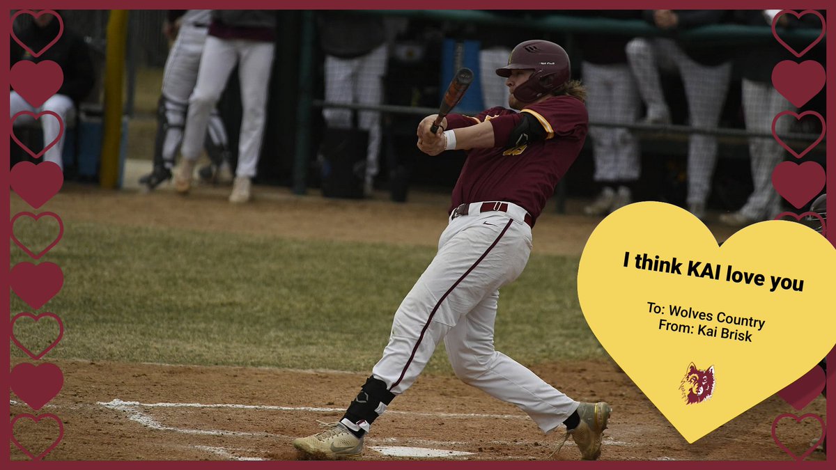 NSUWOLVES_BS's tweet photo. Happy Valentine's Day from Wolves Baseball! https://t.co/ICbwo1h1O7