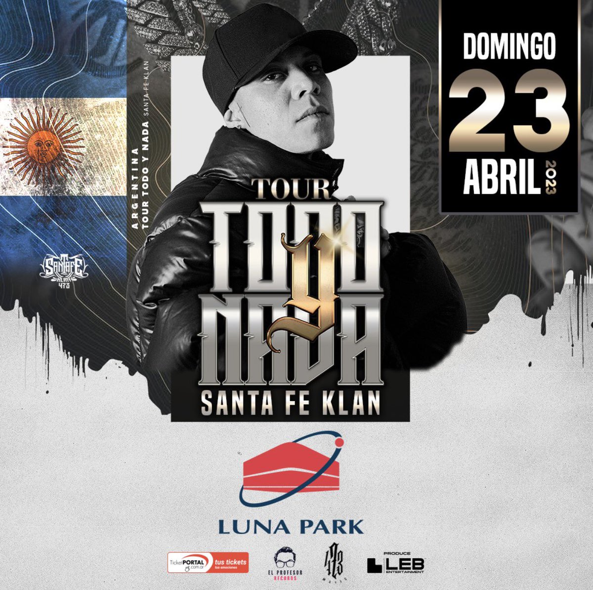 ⚠️ Fechas Actualizadas #Sudamerica 
#TodoYNadaTour - <a href="/santa_fe_klan_/">Santa Fe Klan</a> 
#SFK #473Music