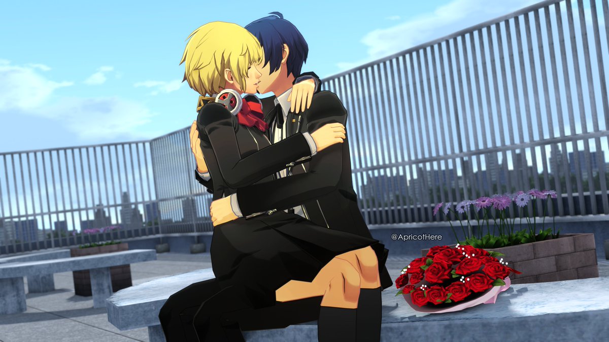 ApricotHere's tweet photo. Commission for @XKashhikiari #Persona #Persona3 #MakotoYuki #Aigis #Aikoto https://t.co/hztvRCeyOs