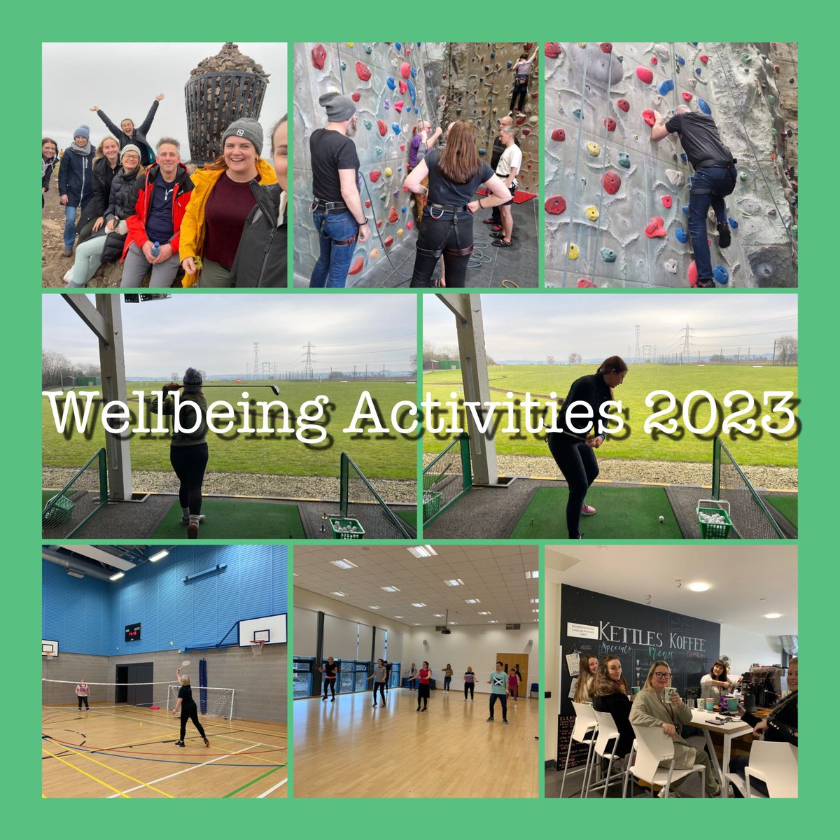 Huge thanks to <a href="/Miss_PatersonPE/">Miss Paterson</a> and the wellbeing improvement group for organising a range of wellbeing activities to end our two busy and productive staff development days. <a href="/StModansHS/">St Modan’s High School</a> <a href="/KettlesKoffee/">Kettles Koffee</a> <a href="/StModansPE/">St Modan's PE</a> #5WaysToWellbeing
