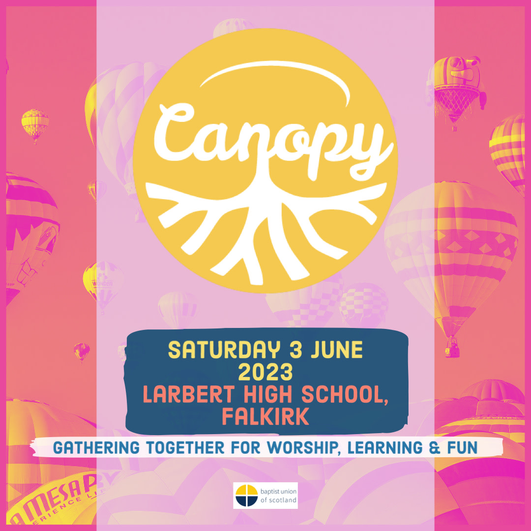 ☀️CANOPY 2023☀️

We are almost ready to take all your bookings for Canopy 2023, and as this year's focus is on Increase, you can expect a bigger venue, a juicer programme and even more fun for all ages!

Of course Increase vision is so much more than th...
scottishbaptist.com/events?utm_cam…