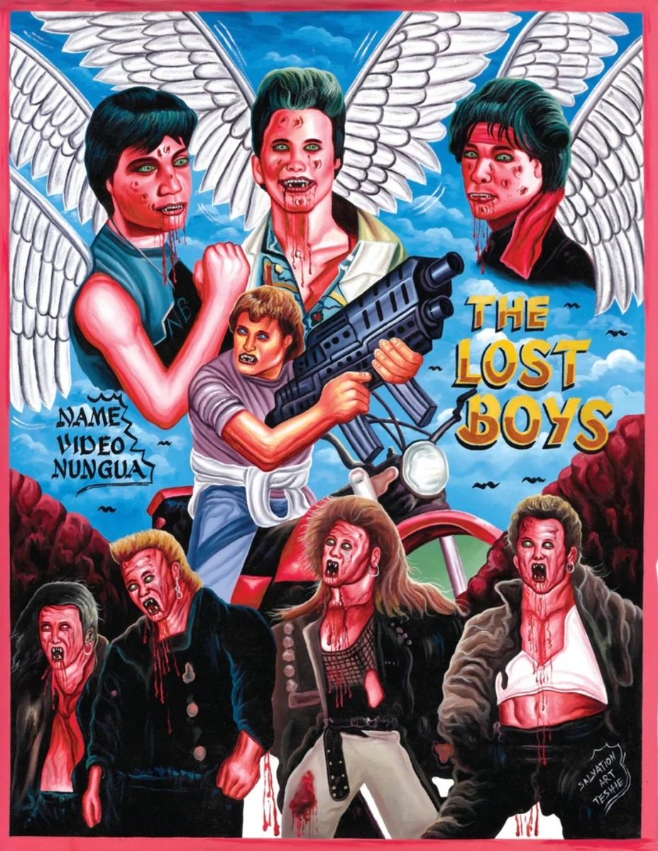 #TheLostBoys (1987) as seen in Ghana!
#JoelSchumacher #KieferSutherland #CoreyFeldman #CoreyHaim #JasonPatric #DianneWiest #AlexWinter