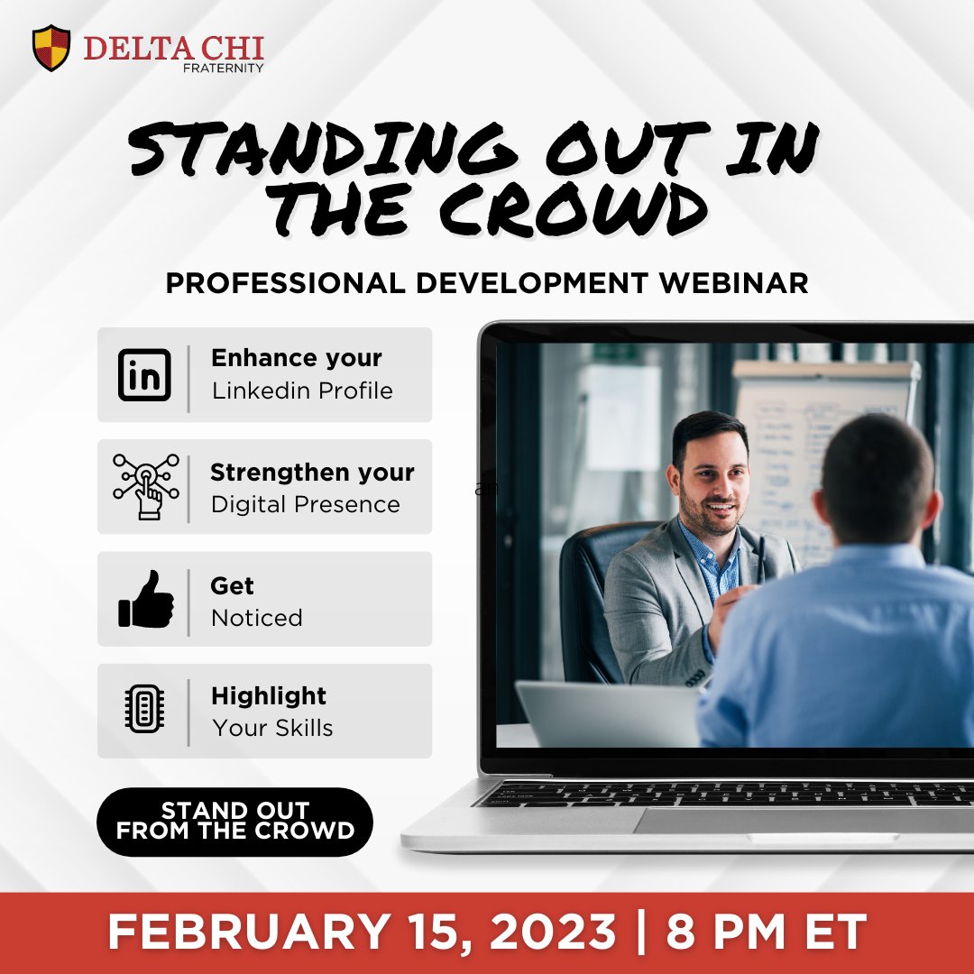 Join Sean Conrad (Gorham State ‘94) on Wednesday, February 15th, 8 pm ET to learn strategies for enhancing your LinkedIn profile and digital presence to help you get noticed, highlight your skills, and make sure you stand out from the crowd. Register here: tinyurl.com/dxstandoutfrom…