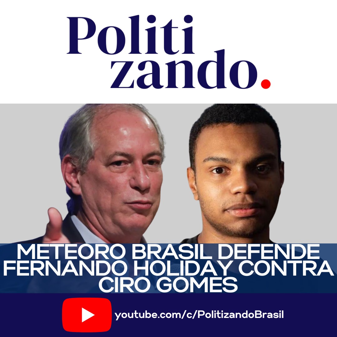 WilliamJacob's tweet photo. Ciro Gomes perdeu processo para Fernando Holiday na 1° instância e o fato foi veiculado pelo Meteoro Brasil, que defendeu o ex-MBL.

O canal Politizando analisou.

https://t.co/eVQPfz0xzt https://t.co/lW8ijqa1sw