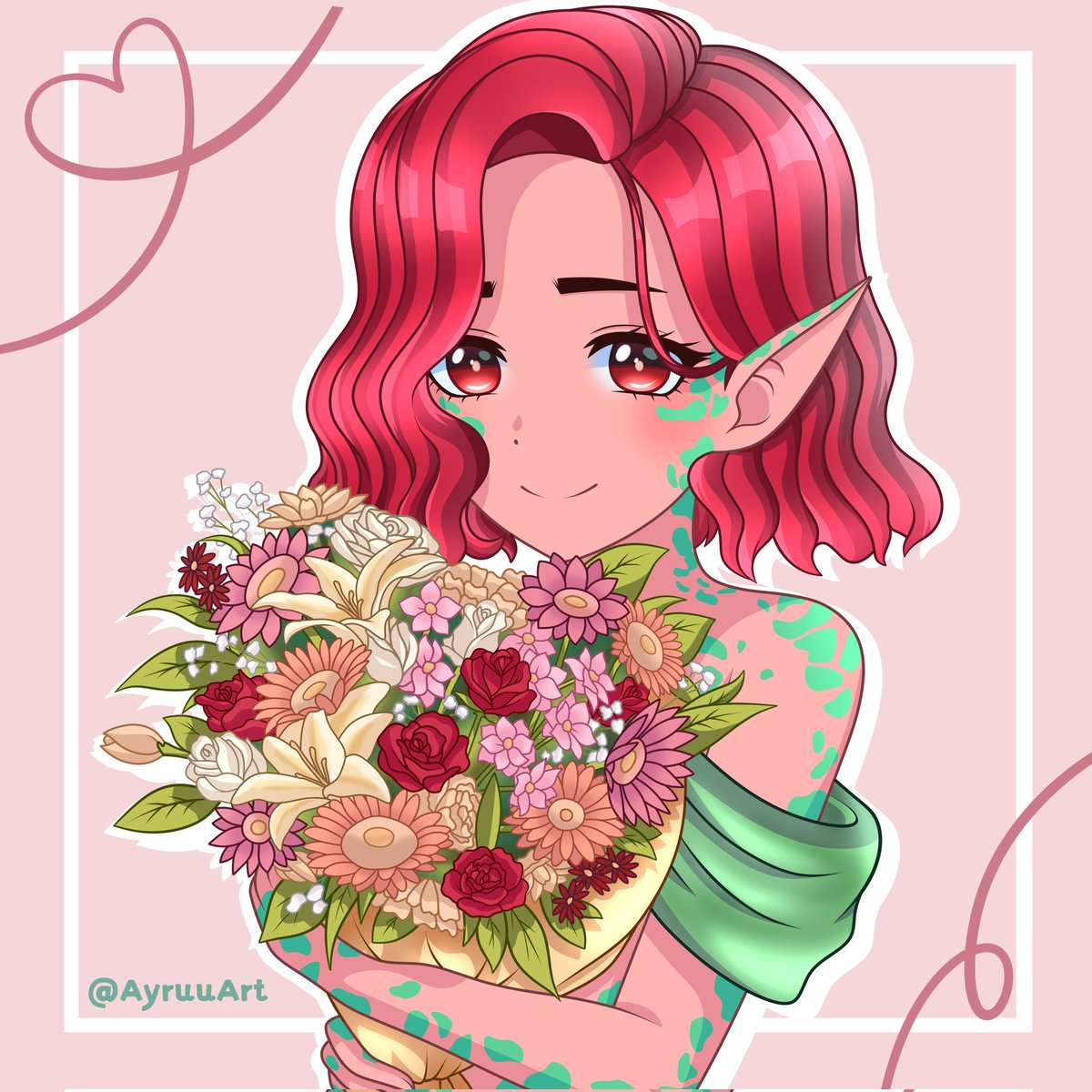 🎀〈 Mi Secret Valentine 2023 〉🎀

He hecho este dibujito para la linda de <a href="/Brinygm/">🌹 Briny 🌹VGEN - Artist</a> con todo mi cariño🥺 me ha encantado dibujarla aaa espero que te guste!! 💚💖

Y mil gracias a la bonita de <a href="/Siri_Vlinderis/">Siri Vlinderis | VGen Open ‧₊˚⊹</a> por organizar cosas tan bonitas💜

🍰 #SecretValentineUWU #vtuber
