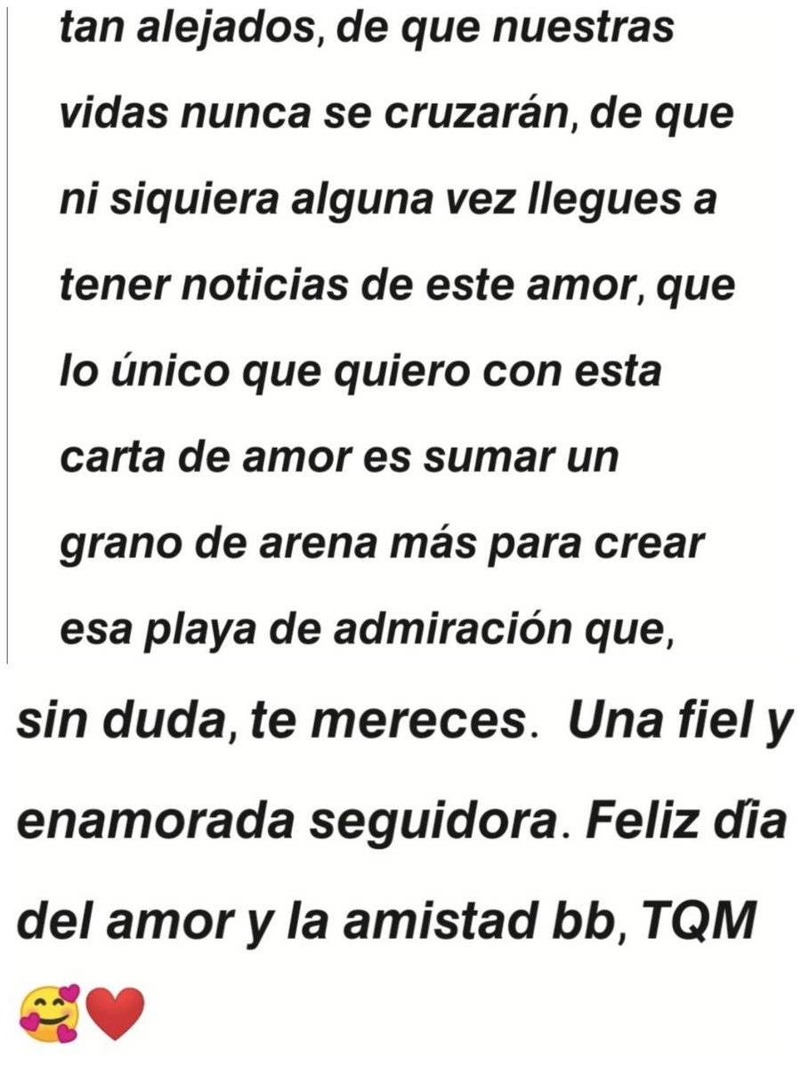 Daniela38091468's tweet photo. 𝔻𝕚́𝕒 𝟙𝟜 🥰 𝔼́𝕤𝕥𝕖 𝕖𝕤 𝕖𝕝 𝕦́𝕝𝕥𝕚𝕞𝕠 𝕕𝕚́𝕒 𝕢𝕦𝕚𝕖𝕣o 𝕕𝕖𝕔𝕚𝕣𝕝𝕖𝕤 𝕢𝕦𝕖 me 𝕖𝕟𝕔𝕒𝕟𝕥𝕠́ 𝕕𝕖𝕞𝕒𝕤𝕚𝕒𝕕𝕠 𝕖𝕤𝕥𝕒́ 𝕕𝕚𝕟𝕒́𝕞𝕚𝕔𝕒. 𝔽𝕖𝕝𝕚𝕫 𝕕𝕚́𝕒 𝕕𝕖 𝕊𝕒𝕟 𝕍𝕒𝕝𝕖𝕟𝕥𝕚́𝕟 @LibardoIsaza @LibardoMods #SanValentinConLibardo #14diasconlibardo https://t.co/svLnA19dlL