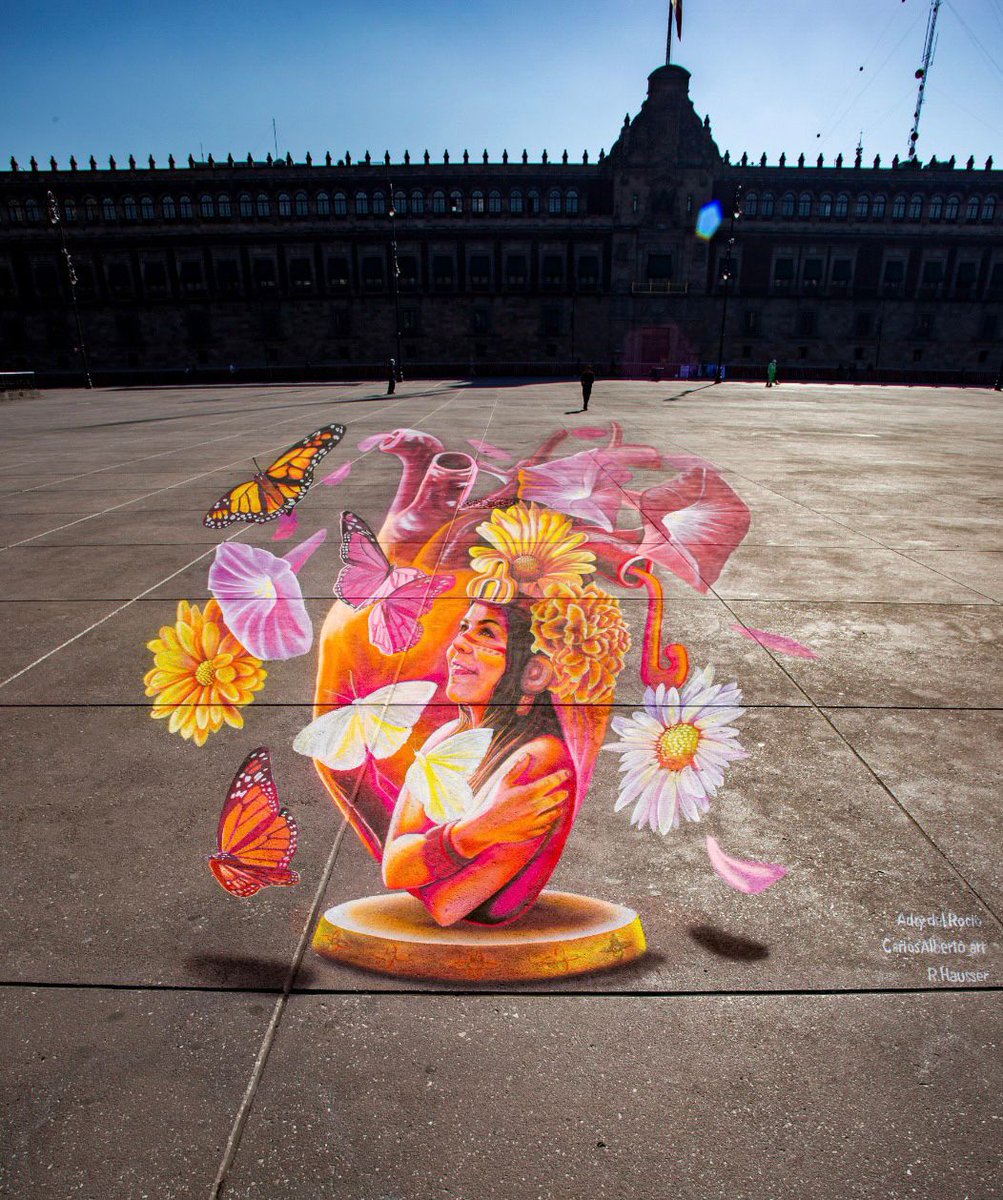 Secretaría de Cultura de la Ciudad de México (@culturaciudadmx) on Twitter photo Visita la intervención de arte madonnari en la plancha del Zócalo capitalino con cuatro corazones monumentales realizados por artistas mexicanos.
Hasta el domingo 19 de febrero.
#LaCiudadQueLoTieneTodo
<a href="/Claudiashein/">Claudia Sheinbaum Pardo</a>
<a href="/GobCDMX/">Gobierno de la Ciudad de México</a> Visita la intervención de arte madonnari en la plancha del Zócalo capitalino con cuatro corazones monumentales realizados por artistas mexicanos.
Hasta el domingo 19 de febrero.
#LaCiudadQueLoTieneTodo
<a href="/Claudiashein/">Claudia Sheinbaum Pardo</a>
<a href="/GobCDMX/">Gobierno de la Ciudad de México</a>