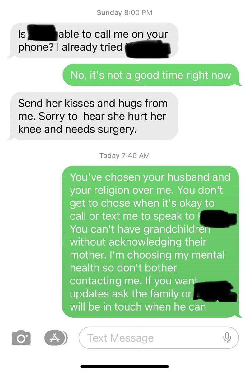 cvmama0809's tweet photo. Setting boundaries. #igotout #JehovahsWitnesses #EXJW #csa #JWCSA #metoo https://t.co/FZadbySbhC