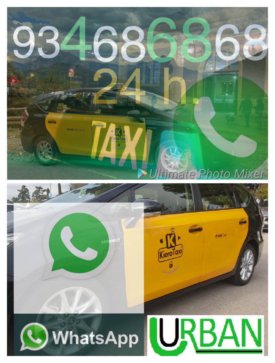 Tenemos NOVEDADES IMPORTANTES: Desde hoy ya se puede pedir/reservar un #taxi por #WhatsApp al 934686868. Memorízalo en tu agenda y verás lo sencillo y cómodo que es, como si hablaras con un amig@. Somos la única emisora de #Barcelona que se puede pedir un taxi por #WhatsApp