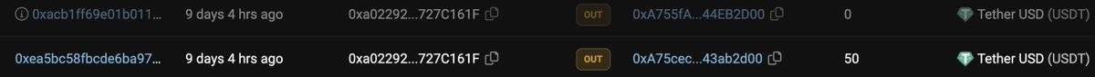 h3idilao's tweet photo. Ever checked your wallet or a block explorer and saw that you mysteriously sent a 0 value of a token to an address? Or received one?

By now, most of us have. But what exactly are these transactions? And are they malicious? A thread 1/7 https://t.co/AsClaHsJiz