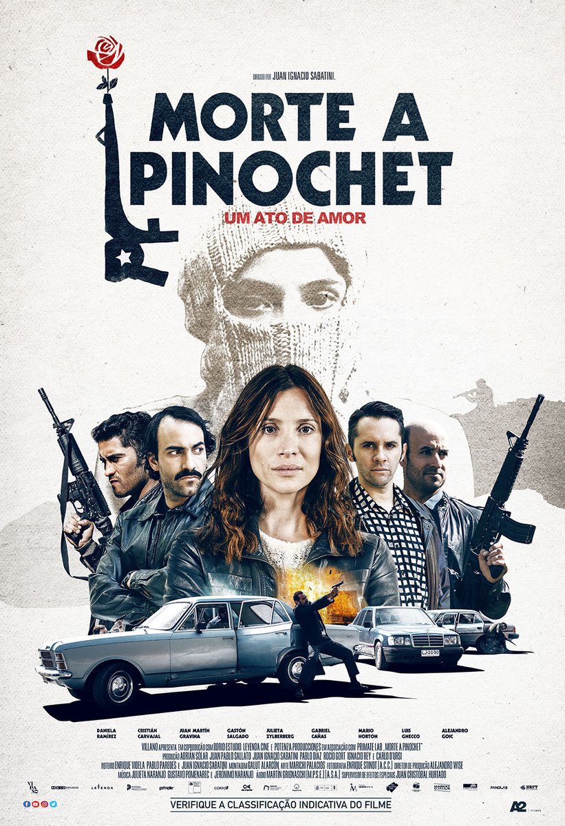 Resenhando's tweet photo. #ResenhandoIndica 

Suspense chileno "Morte a Pinochet" estreia nos cinemas do Brasil. Nesta quinta-feira, dia 16 de fevereiro, a #A2Filmes estreia exclusivamente nos cinemas brasileiros o suspense chileno "#MorteaPinochet" (#KillPinochet): https://t.co/mz5sAYDLP1 https://t.co/809M5cxfty