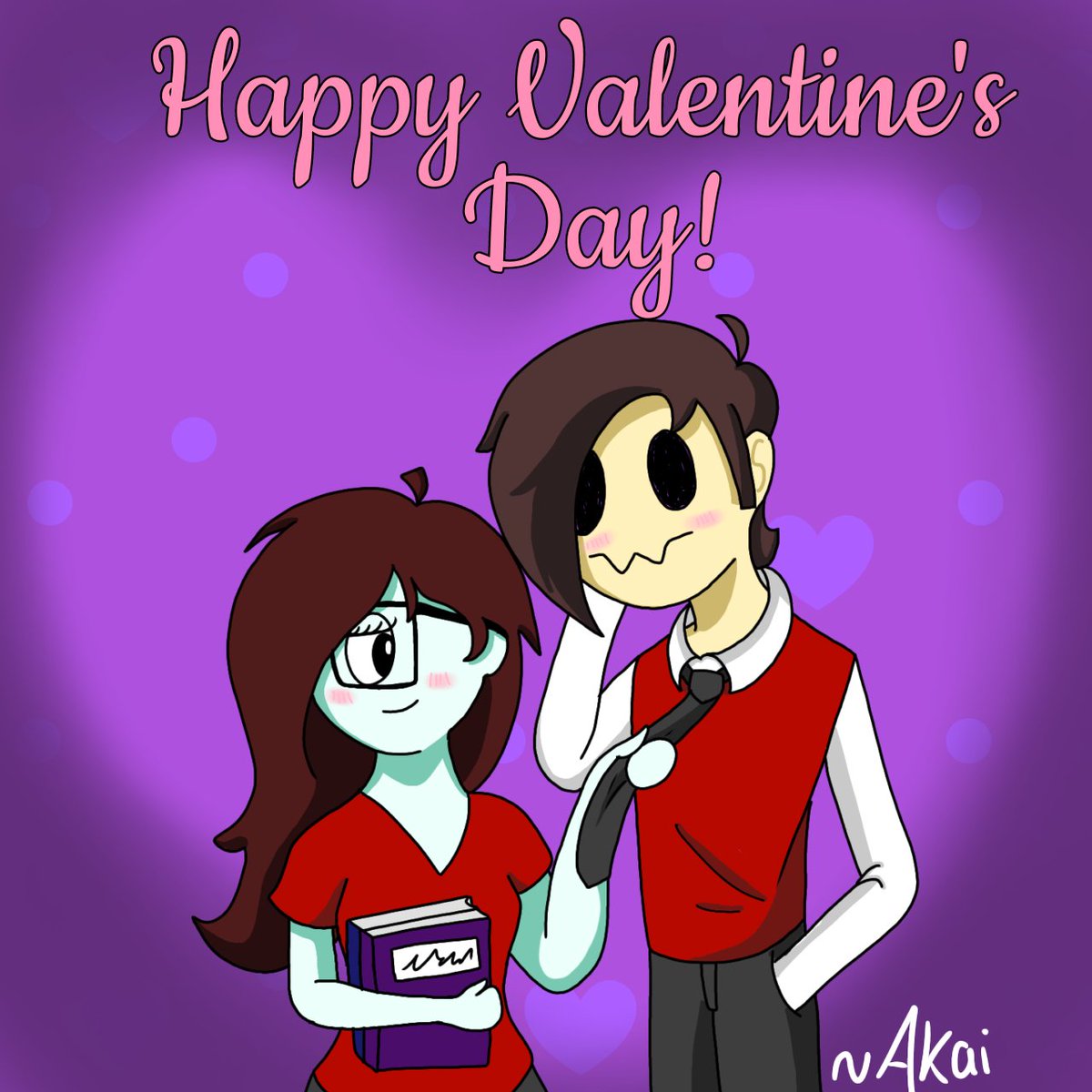 AkaiComics's tweet photo. #HappyValentine  monsters! 
#ValentinesDay  #art #digitalart https://t.co/L1MVzkoBHo