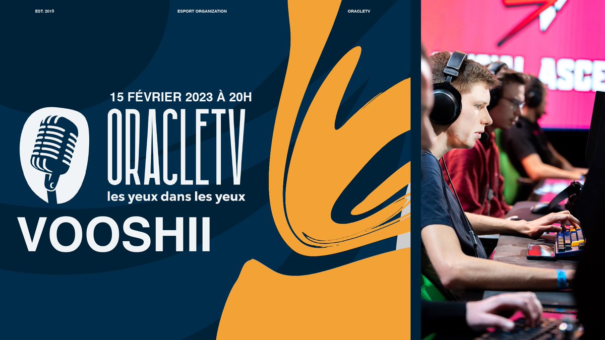 🎙️ #OnLive | #LesYeuxDansLesYeux

Pour cette quatrième édition, <a href="/Sellycats/">Selly</a> accueillera <a href="/Vooshii1/">Vooshii</a>, tout juste qualifié pour l'ALGS Pro League Split 2 avec son équipe <a href="/ApexSPS/">SPs</a> !

À demain pour une interview les Yeux dans les Yeux !

➡️ twitch.tv/oracle__tv
⏰ 15/02 à 20h