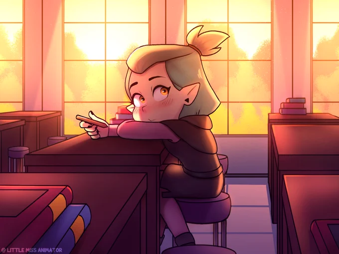 Old Amity art #art #ArtistOnTwitter #TheOwlHouse 