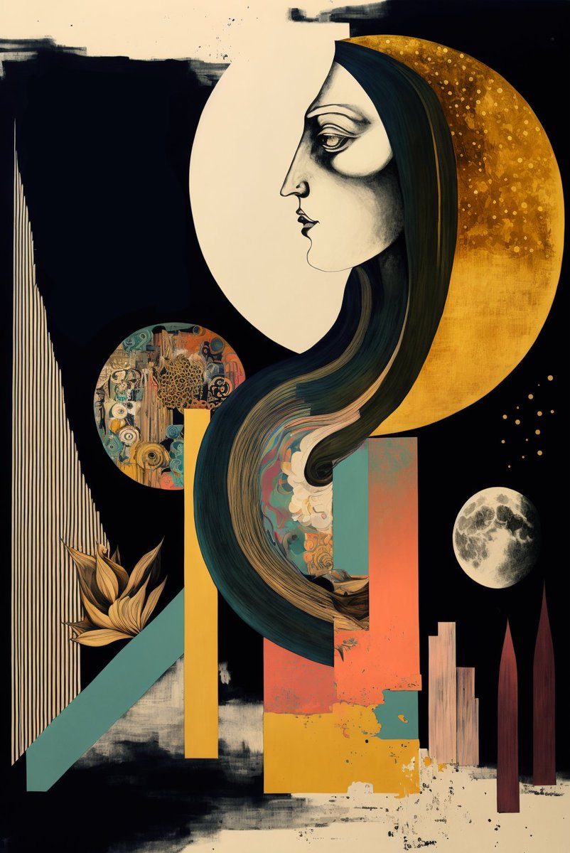 “Tell me the story about how the sun loved the moon so much, that she died every night just to let him breathe.” (quote by Hanako Ishii) #moon #sun #moonmagic #midjourney #midjourneyv4 #AIartcommunity #aiart