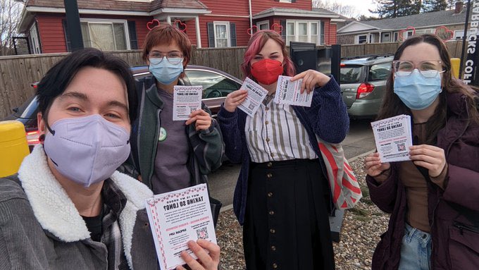 Today, Starbucks workers and our allies were out in front of OVER 100 stores, letting our customers know that union-busting not only hurts workers, but customers too. 

Stop breaking our hearts, <a href="/Starbucks/">Starbucks</a>, and be the company you claim to be.