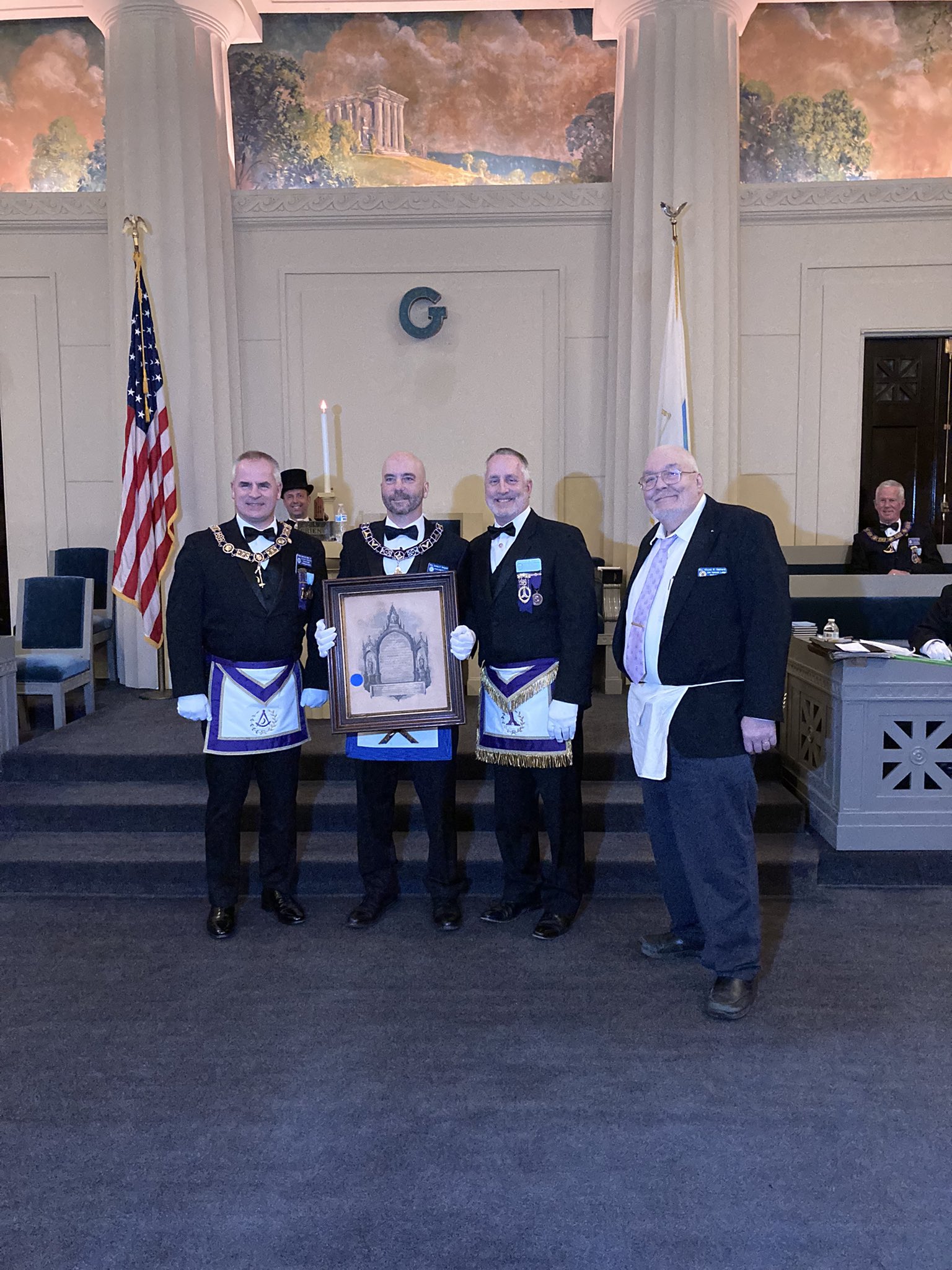 George F. Hamilton Installed 91st Grand Master of Masons of Massachusetts -  Massachusetts Freemasons